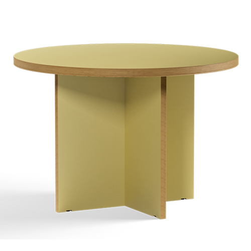 HKLiving Table à manger ronde Olive Ø110cm