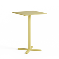 Darwin inklapbare tuintafel 70x70 h 105 vanilla yellow