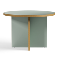 Table à manger ronde Pale Green Ø110cm