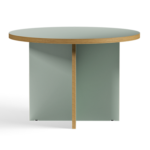 HKLiving Table à manger ronde Pale Green Ø110cm