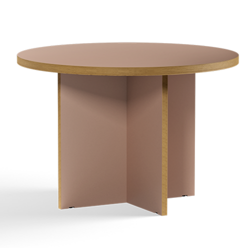 HKLiving Table à manger ronde Clay Ø110cm