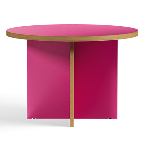 HKLiving Table à manger ronde Raspberry Ø110cm