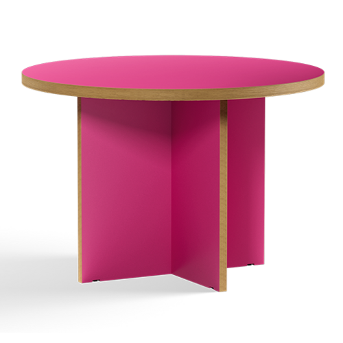HKLiving Table à manger ronde Raspberry Ø110cm