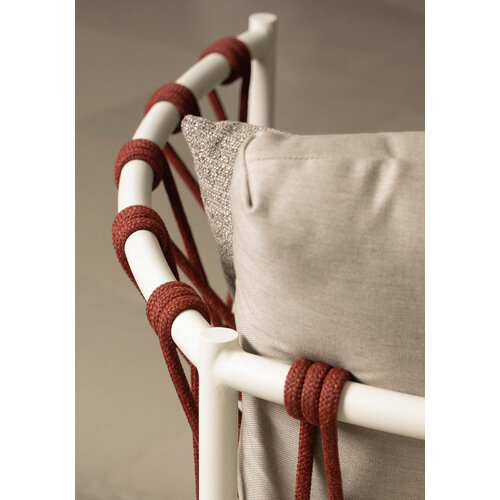 Emu Antigua 2-zit buitensofa rood 46/94 met kussens 900/18