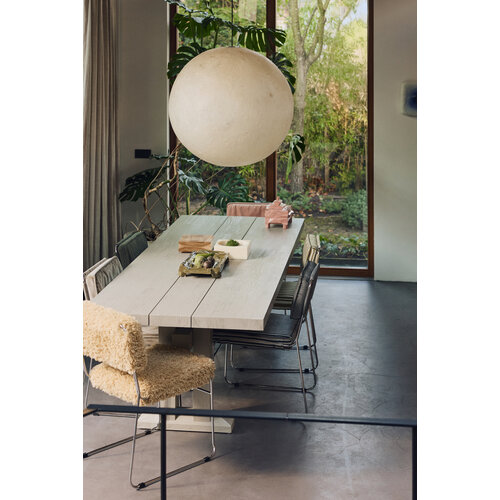 HKLiving Forma eettafel 280cm smoke