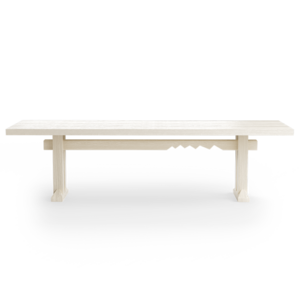 HKLiving Forma eettafel 280cm pearl