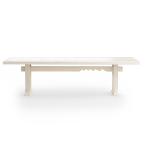 HKLiving Forma eettafel 280cm pearl
