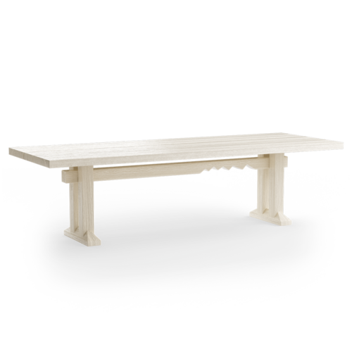 HKLiving Forma eettafel 280cm pearl