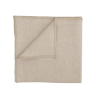 Corte serviette lin coton naturel 40x40 cm