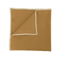 Corte serviette lin coton tabac 40x40 cm