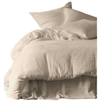 Mykonos set van 2 kussenslopen tetra katoen craie 50x70 cm