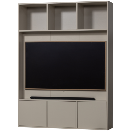 WOOOD Meggy tv opbergkast grenen dust 160 cm WOOOD Meggy tv opbergkast grenen dust 160 cm