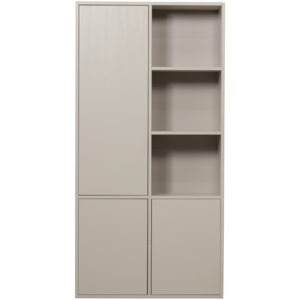 WOOOD Meggy opbergkast links grenen dust 108 cm WOOOD Meggy opbergkast links grenen dust 108 cm