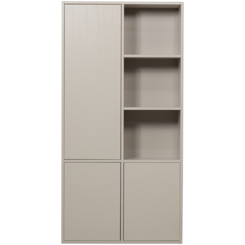 WOOOD Meggy opbergkast links grenen dust 108 cm WOOOD Meggy opbergkast links grenen dust 108 cm