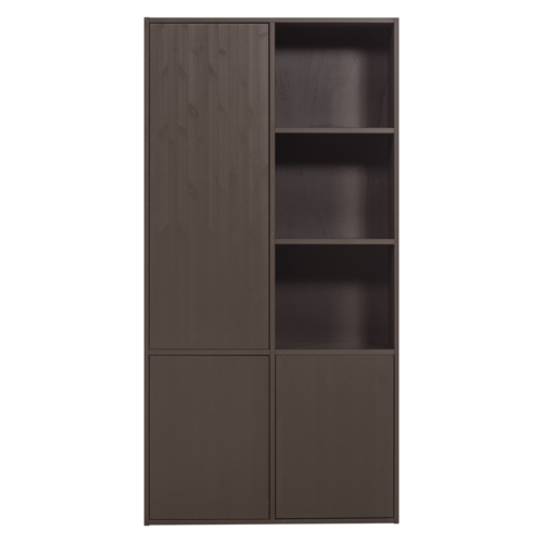 WOOOD Meggy opbergkast links grenen middenbruin 108 cm WOOOD Meggy opbergkast links grenen middenbruin 108 cm