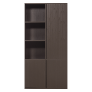WOOOD Meggy armoire droite en pin brun moyen 108 cm WOOOD Meggy armoire droite en pin brun moyen 108 cm
