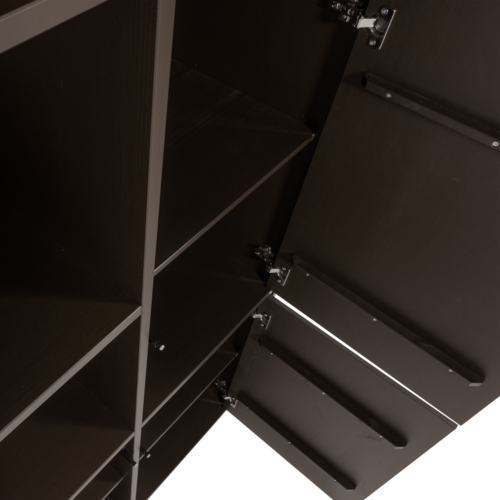 WOOOD Meggy opbergkast rechts grenen middenbruin 108 cm