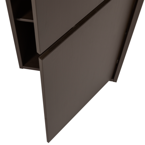 WOOOD Meggy smalle opbergkast grenen middenbruin 55 cm