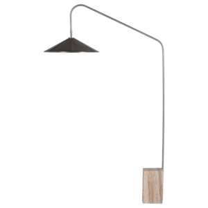 WOOOD Korn vloerlamp metaal chroom