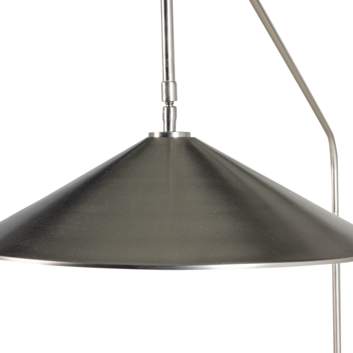 WOOOD Korn vloerlamp metaal chroom