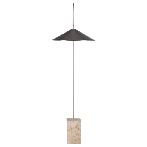 WOOOD Korn vloerlamp metaal chroom