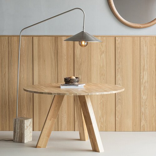 WOOOD Korn vloerlamp metaal chroom