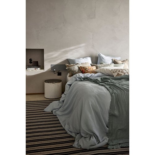 Haomy Mykonos set van 2 kussenslopen tetra katoen craie 50x70 cm