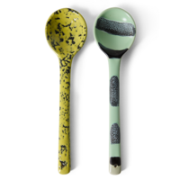 70s saladebestek mines - set van 2