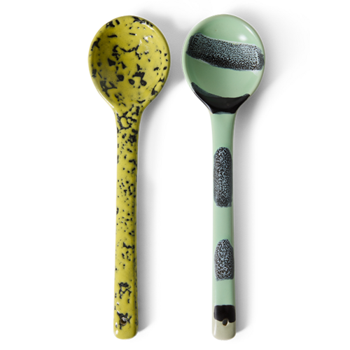 HKLiving 70s saladebestek mines - set van 2