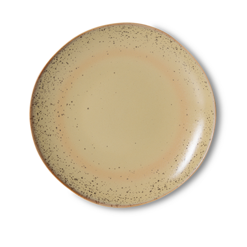 HKLiving 70s assiette à dessert Grit – lot de 2