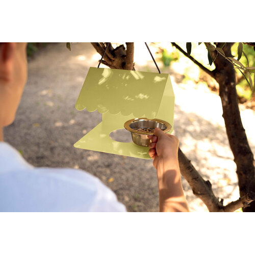 Fermob Picoti mangeoire à oiseaux citron givré
