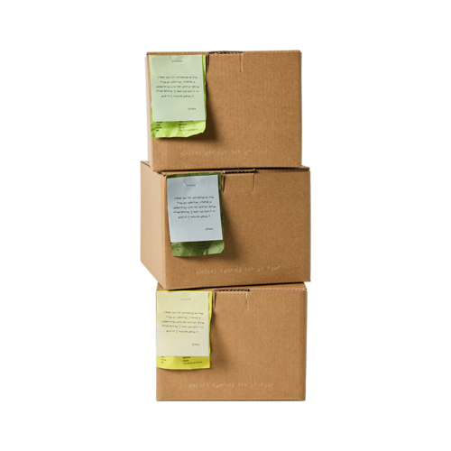 HKLiving Nienke Sikkema for HKLIVING: glasses  peridot (set of 4)