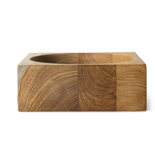 HKLiving Cube kom medium teak