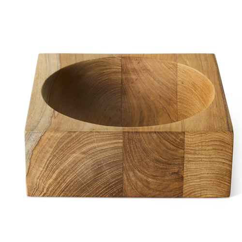 HKLiving Cube kom medium teak