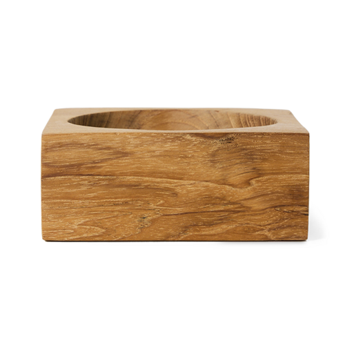 HKLiving Cube kom small teak