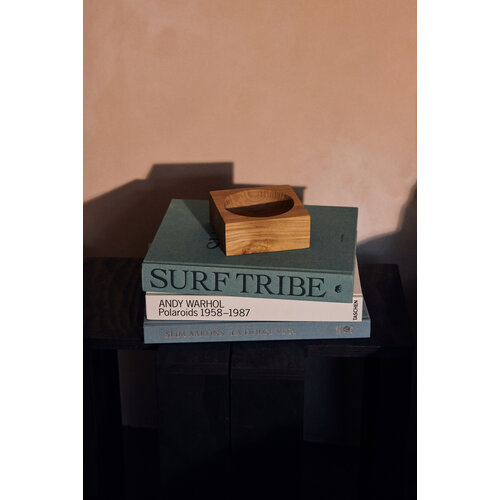 HKLiving Cube kom small teak