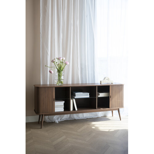 Zuiver Barbier dressoir walnoot 180