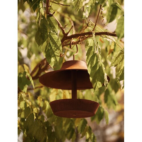 Ferm Living Cortivo vogelvoederhuisje roest