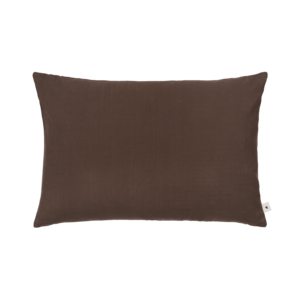 Ferm Living Sen coussin rectangulaire - Dark chocolate Ferm Living Sen coussin rectangulaire - Dark chocolate