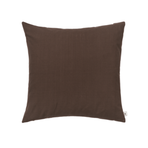 Ferm Living Sen coussin carré - Dark chocolate Ferm Living Sen coussin carré - Dark chocolate