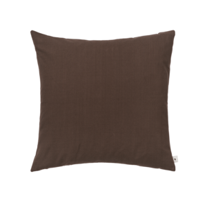 Ferm Living Sen kussen vierkant - Dark chocolate