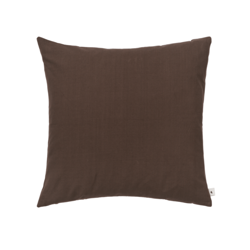 Ferm Living Sen kussen vierkant - Dark chocolate