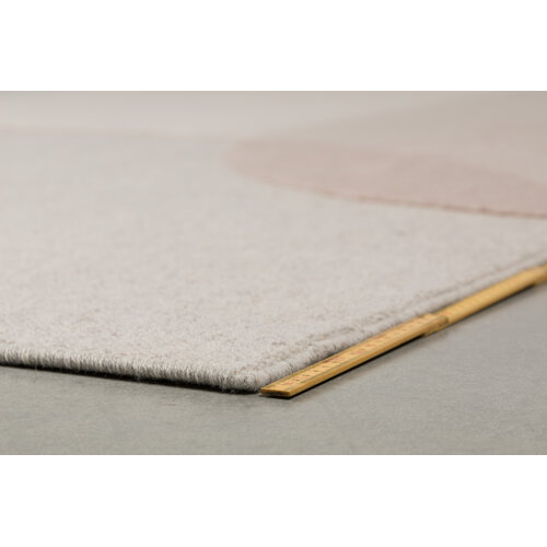 Zuiver Dream tapijt naturel/roze 200 x 300 cm - TOONZAALMODEL