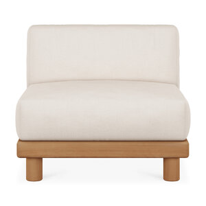 Ethnicraft Monocle canapé modulaire d'extérieur teck 1 place