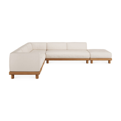 Ethnicraft Monocle outdoor modulaire sofa teak eenzit