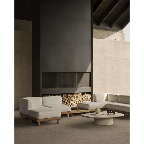 Ethnicraft Monocle outdoor modulaire sofa teak eenzit