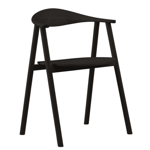 Bolia SET VAN 3: Swing eetkamerstoel Eik zwart gelakt - TOONZAALMODEL