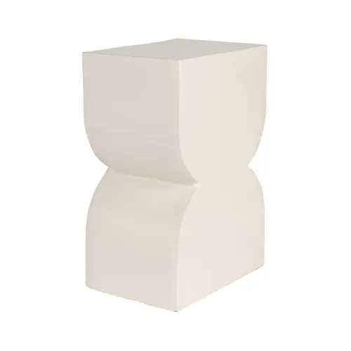 Zuiver Cones kruk shiny beige - TOONZAALMODEL