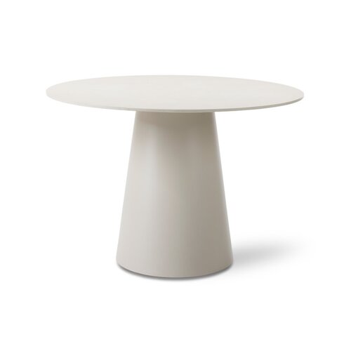 Vincent Sheppard Sandro table de jardin Ø 120 Dune White / Ceramic Portland