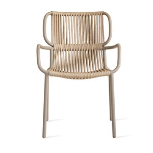 Vincent Sheppard Ribbon chaise de jardin taupe corde sand
